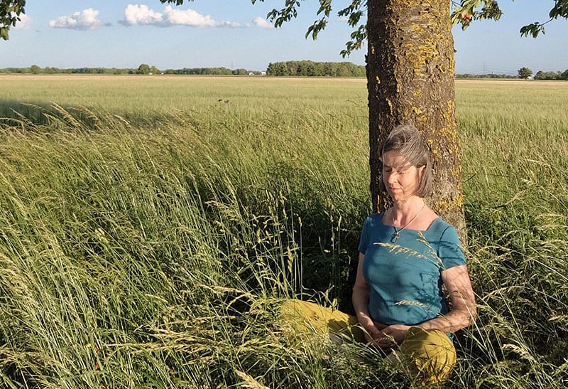 Meditation am Baum